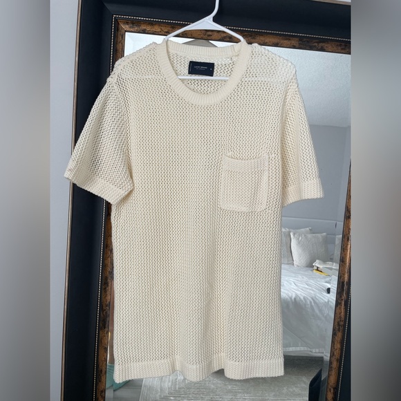Lucky Brand Cream Knit Shirt - Picture 2 of 4
